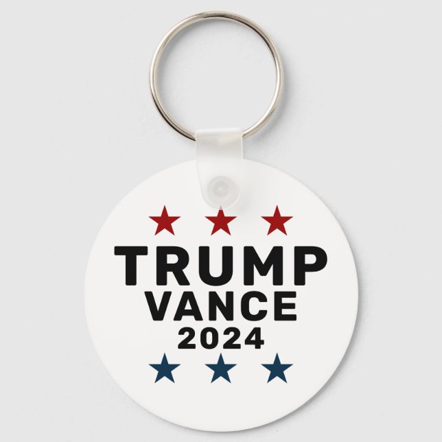 Chaveiro Trump Vance 2024 Classic Star (Frente)