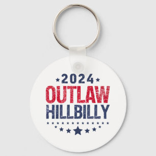 Chaveiro Trump Vance 2024 Outlaw Hillbilly US Flag