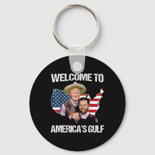 Chaveiro Trump Welcome to America's Golfo Trump Vance Broth