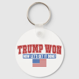 Chaveiro Trump Won Agora Vamos
