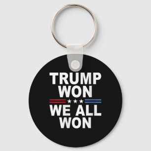 Chaveiro Trump Won - Todos Nós Ganhamos 2024 A Bandeira Ame