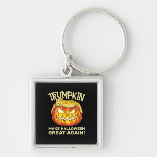 Chaveiro Trumpkin Faz Excelente De Halloween Novamente Home (Frente)