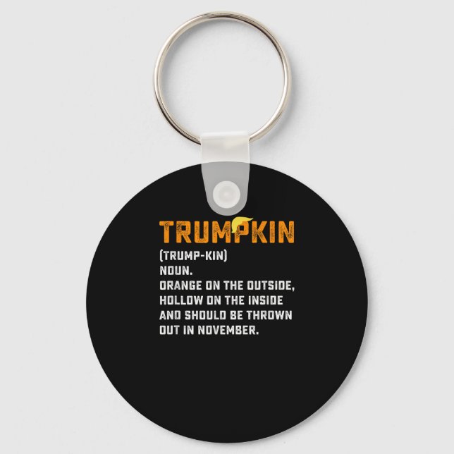 Chaveiro Trumpkin Funny Anti Pumpkin (Frente)