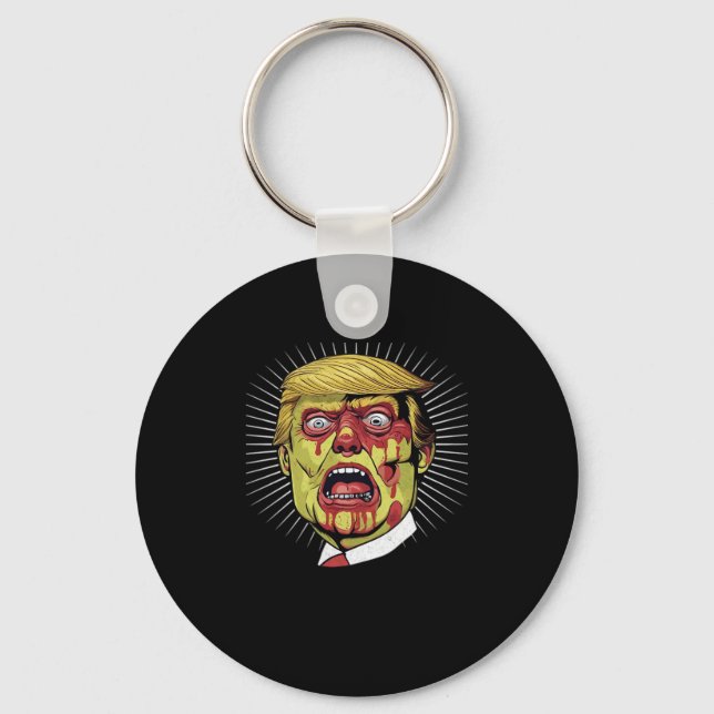 Chaveiro Trumpkin Retro Halloween (Frente)