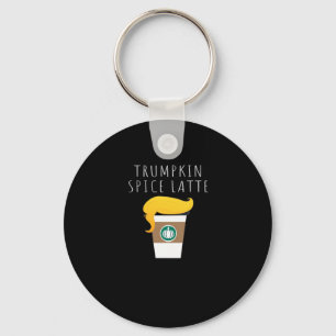 Chaveiro Trumpkin Spice Latte Engraçado Donald Piada Pumpki