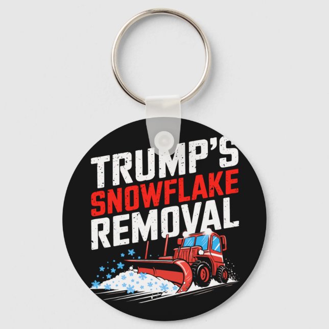 Chaveiro Trump's Snowflake Remove Bold Statem Conservador (Frente)