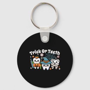 Chaveiro Truque Engraçado Ou Dentes Halloween Habilita Dent
