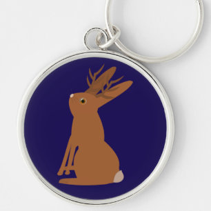 Chaveiro Truque ou tratamento de Jackalope do Halloween