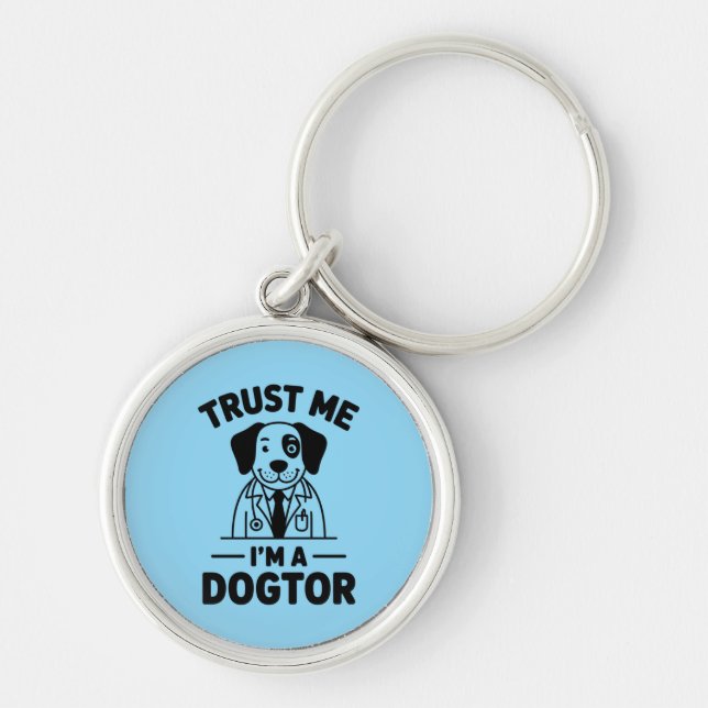 Chaveiro Trust Me I’m a Dogtor (Frente)