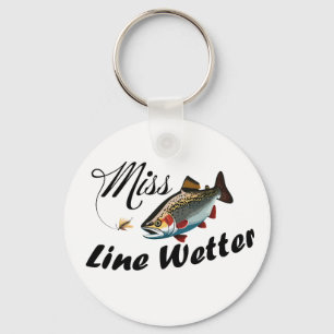 Chaveiro Truta Arco-Íris Miss Line Wetter