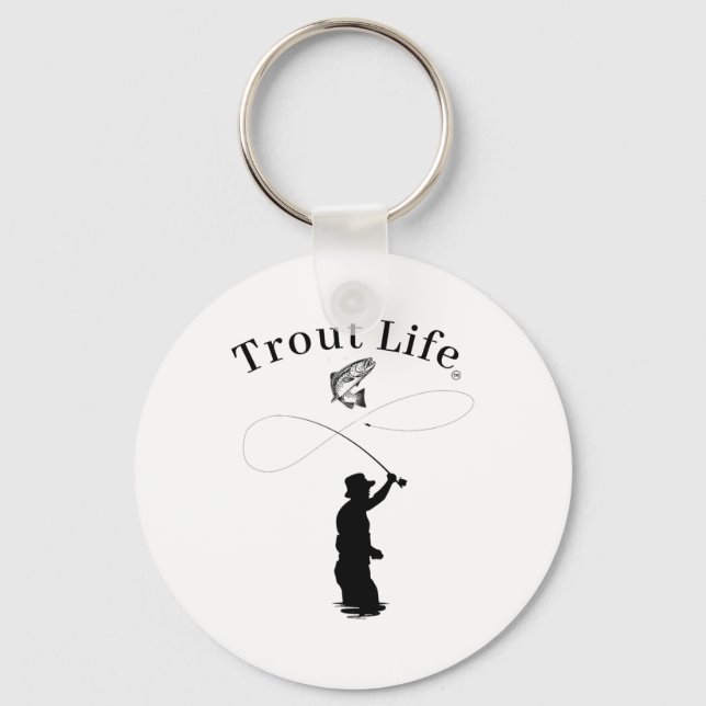 Chaveiro Truta Vida Fly Fishing  (Frente)