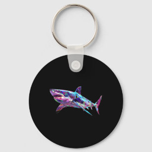 Chaveiro Tubarão Branco Polígono Pesca Scuby Diving Sha