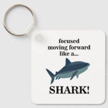 Tubarão Focado Em Avançar Como Um Tubarão