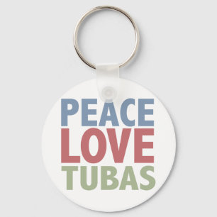 Chaveiro Tubas do amor da paz
