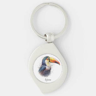 Chaveiro Tucano Esplendor Tropical, personalizado