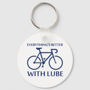 Chaveiro Tudo é melhor com o Lube