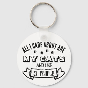 Chaveiro Tudo o que me Importa são os MEUS GATOS, Citação D