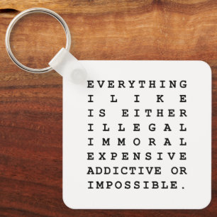 Chaveiro Tudo que eu gosto