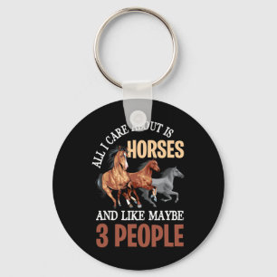 Chaveiro Tudo Que Me Importa São Cavalos E Talvez 3 Pessoas