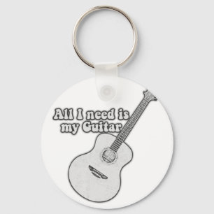 Chaveiro Tudo que preciso é da minha guitarra.
