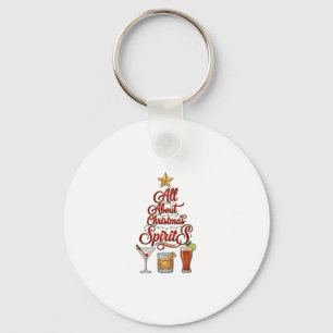 Chaveiro Tudo Sobre Espíritos de Natal Coquetéis Uísque Est