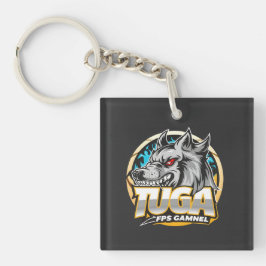 Chaveiro TUGA Wolf Gaming Logo Esports Style