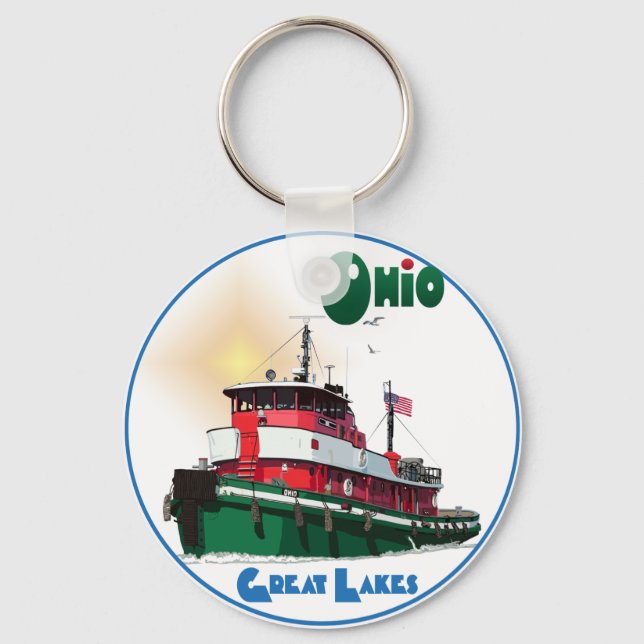Chaveiro Tugboat Ohio (Frente)