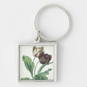 Chaveiro Tulipa do jardim, da "ópera Botanica", gravado po