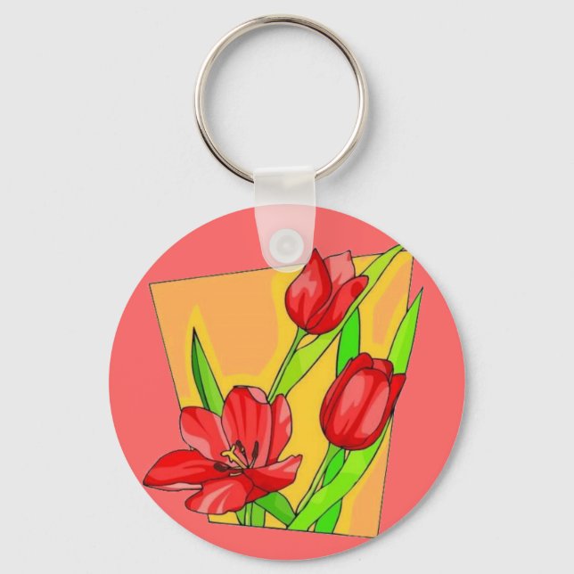 Chaveiro Tulipas (Frente)