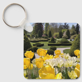 Chaveiro Tulipas Amarelas de Arboretum Volcji Potok Eslovên