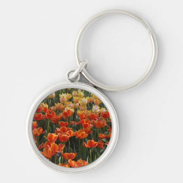 Chaveiro Tulips Round Keychain (Frente)