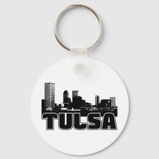 Chaveiro Tulsa Skyline (Frente)