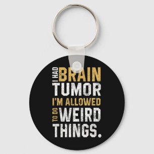 Chaveiro Tumor Cerebral Divertido Conscientização Aneurisma