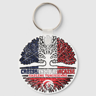 Chaveiro Tunísia França, França, Árvore Bandeira