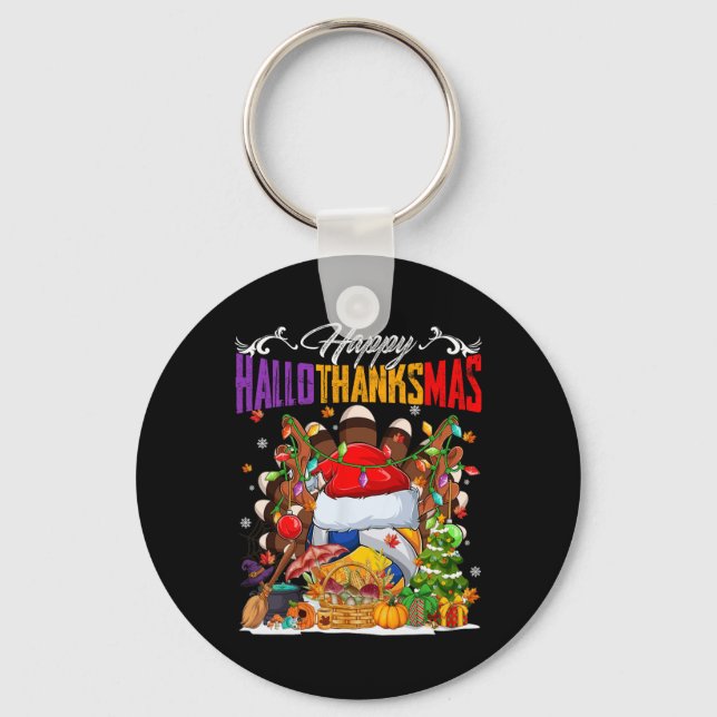 Chaveiro Turca Feiticeira de Voleibol Luzes Xmas Hallothan (Frente)