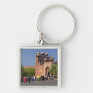 Chaveiro Turistas em frente a Fatehpur Sikri, no