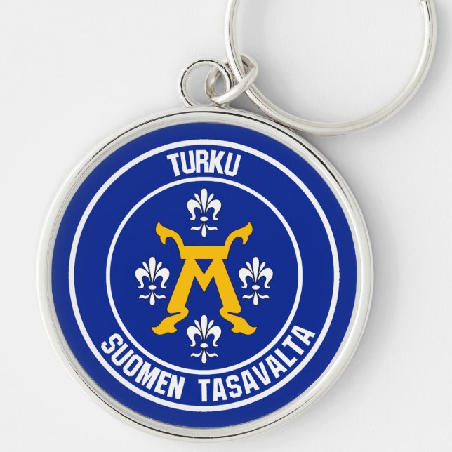 Chaveiro Turku Round Emblem (Frente)
