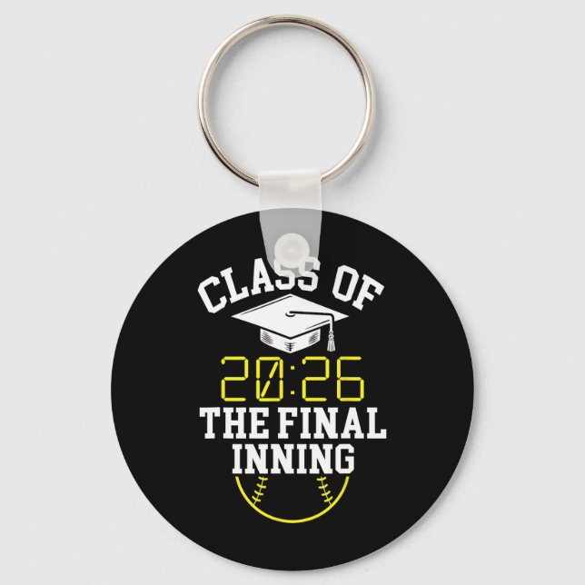 Chaveiro Turma De 2026 Último Inning Softll Sênior 2026 (Frente)