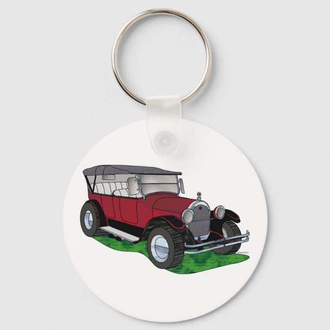 Chaveiro Turnê Oldsmobile 1923 - Vermelho (Frente)