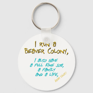 Chaveiro turquesa líder do castor