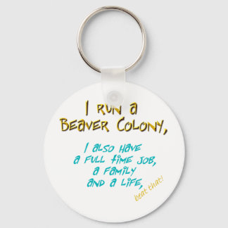 Chaveiro turquesa líder do castor