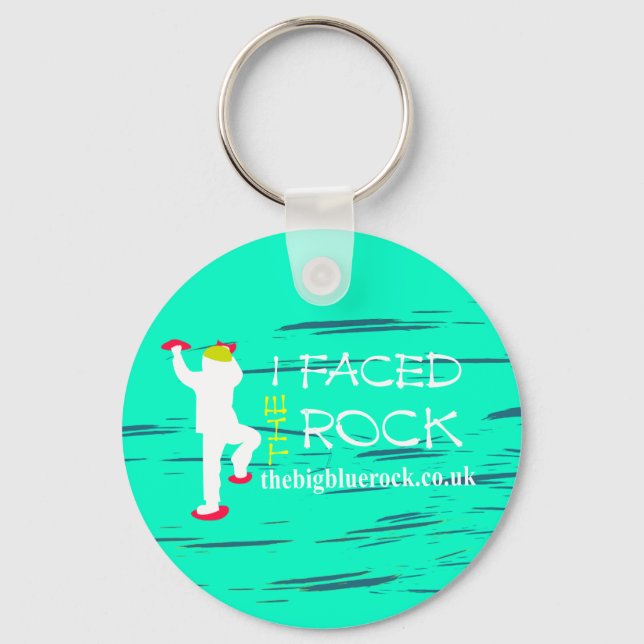 Chaveiro turquesa simples (Frente)