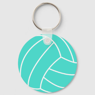 Chaveiro Turquesa; Voleibol Verde Azul