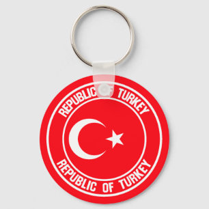 Chaveiro Turquia Round Emblem