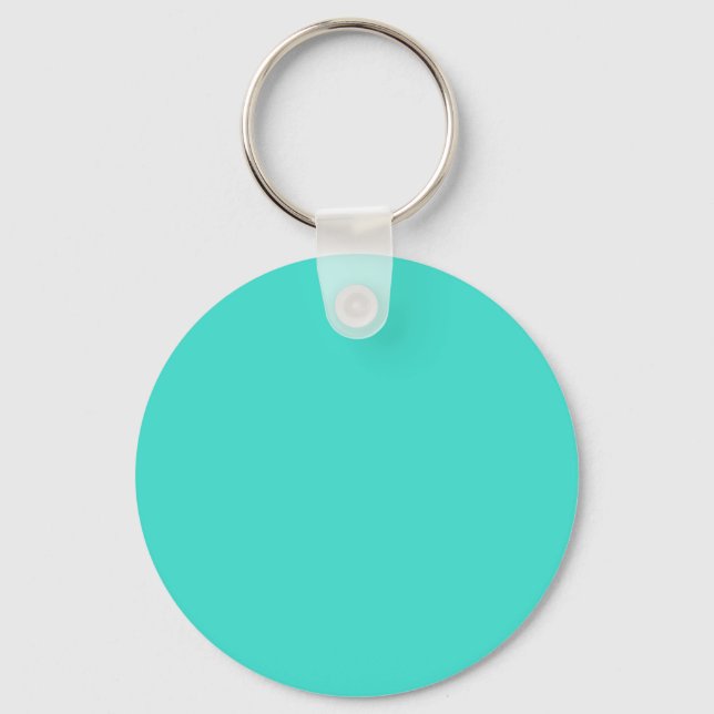 Chaveiro Turquoise Blue Green 40E0D0 - Opção para adicionar (Frente)