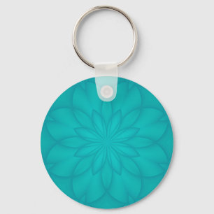 Chaveiro Turquoise Rosette