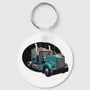 Chaveiro Turquoise Semi Truck