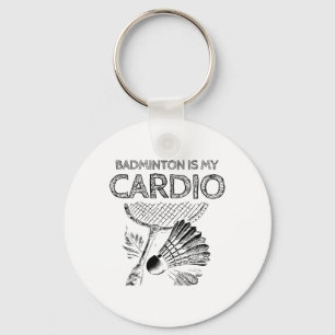 Chaveiro Turtle Badminton Player Shuttle Racket