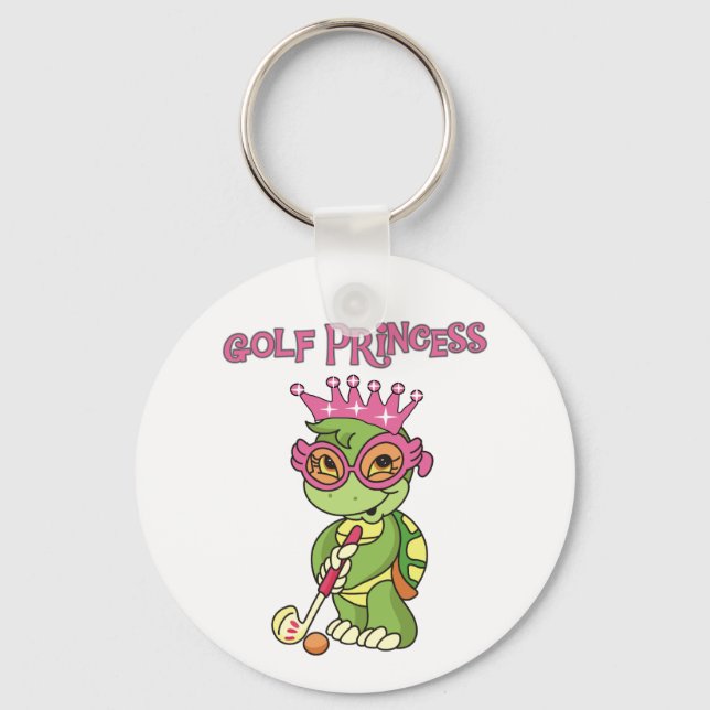 Chaveiro Turtle Golf Princess (Frente)