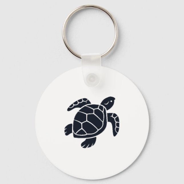 Chaveiro Turtle Logo Emblem Red-Eared Slider Tortoise Copy (Frente)
